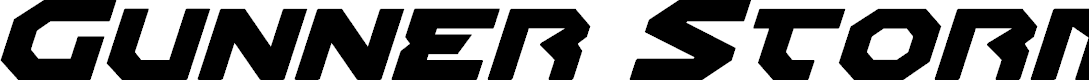 Preview image for Gunner Storm Expanded Italic Expanded Italic