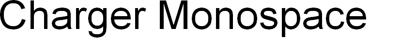 Preview image for Charger Monospace