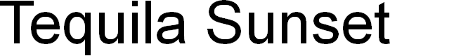 Preview image for TequilaSunset-Regular