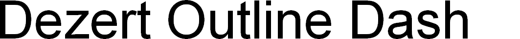Preview image for Dezert Outline Dash