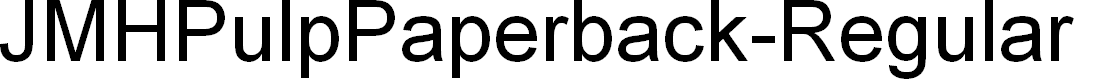 Preview image for JMHPulpPaperback-Regular
