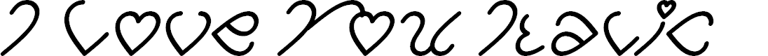Preview image for I Love You Italic