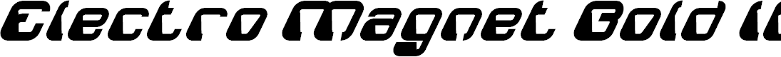 Preview image for Electro Magnet Bold Italic
