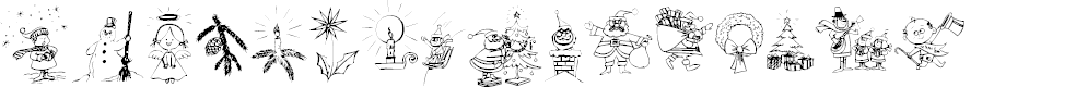 Preview image for Typographers Holidayfont
