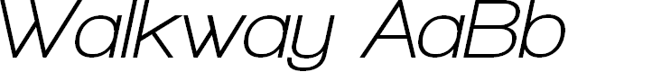 Preview image for Walkway Oblique Bold