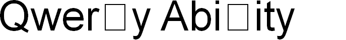 Preview image for Qwerty Ability - Personal Use