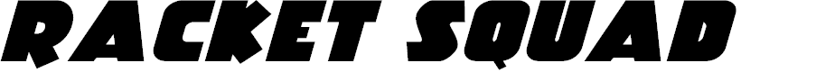Preview image for Racket Squad Expanded Italic