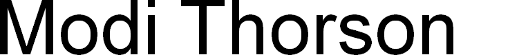 Preview image for Modi Thorson Expanded Italic