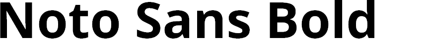 Preview image for Noto Sans Bold
