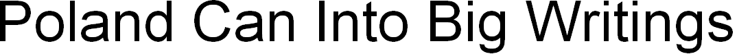 Preview image for Poland Can Into Big Writings Outline