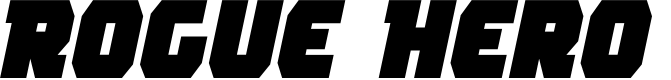 Preview image for Rogue Hero Semi-Italic