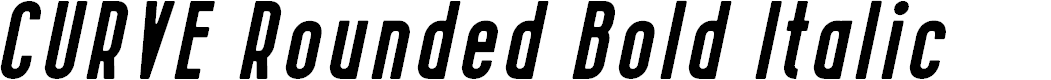 Preview image for CURVE Rounded Bold Italic