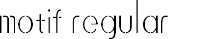 Preview image for motifRegular