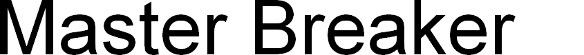 Preview image for Master Breaker Gradient Italic