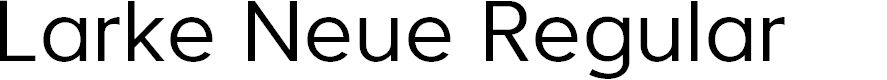 Preview image for Larke Neue Regular