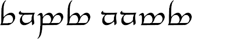 Preview image for Tengwar Annatar Alt