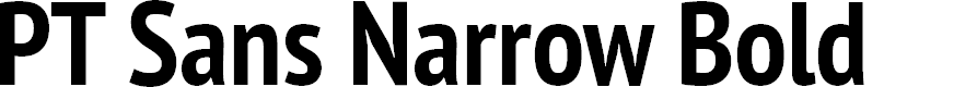 Preview image for PT Sans Narrow Bold