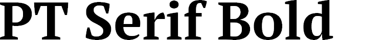 Preview image for PT Serif Bold