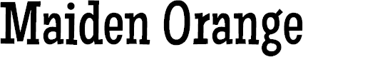 Preview image for Maiden Orange