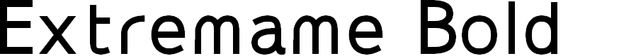 Preview image for Extremame Bold