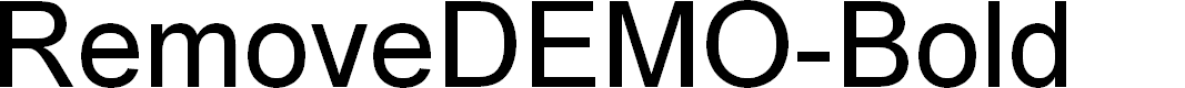 Preview image for RemoveDEMO-Bold
