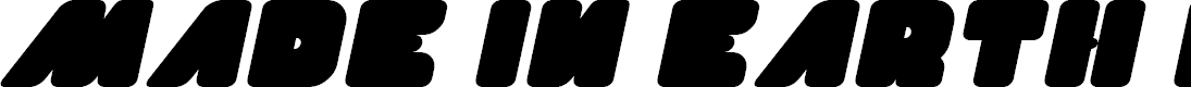 Preview image for MADE IN EARTH Italic