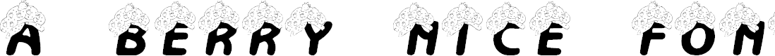 Preview image for LMS A Berry Nice Font