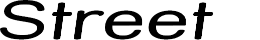 Preview image for Street Variation - Expanded Italic