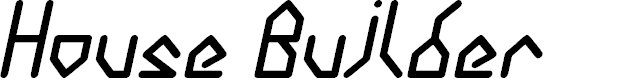 Preview image for House Builder Italic
