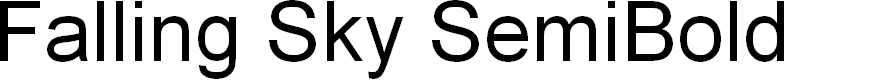 Preview image for Falling Sky SemiBold