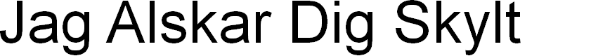 Preview image for Jag Alskar Dig Skylt