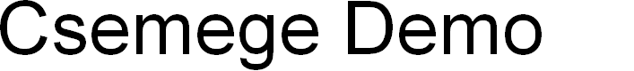Preview image for CsemegeDemo