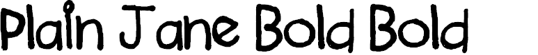 Preview image for Plain Jane Bold Bold
