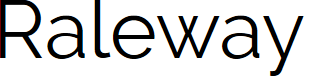 Preview image for Raleway
