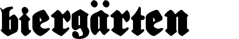 Preview image for Biergärten Font