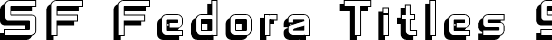 Preview image for SF Fedora Titles Shadow