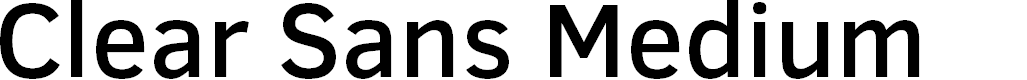 Preview image for Clear Sans Medium