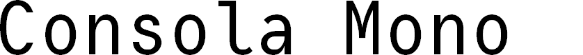 Preview image for Consola Mono
