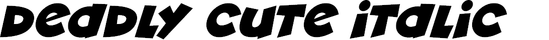Preview image for Deadly Cute Italic