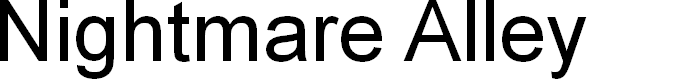 Preview image for Nightmare Alley 3D Italic