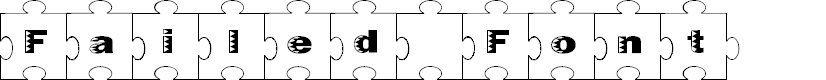 Preview image for Failed Font 2 Jigsaw