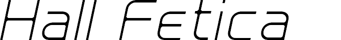 Preview image for Hall Fetica Decompose Italic