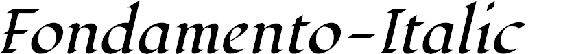 Preview image for Fondamento-Italic