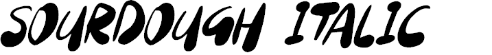 Preview image for Sourdough Italic