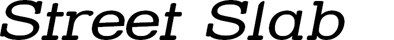 Preview image for Street Slab - Wide Italic