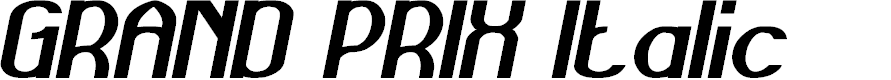 Preview image for GRAND PRIX Italic