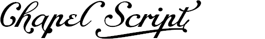 Preview image for Chapel Script Alt PERSONAL USE