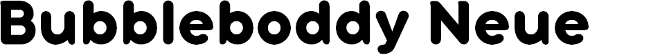 Preview image for Bubbleboddy Neue Trial Bold