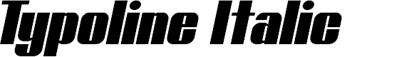 Preview image for Typoline Italic