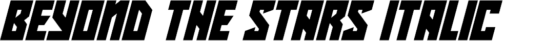 Preview image for Beyond The Stars Italic